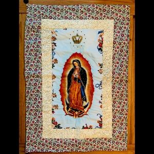 Vintage Virgin of Guadalupe Our Lady of Guadalupe Quilted Wall Hanging Walldecor